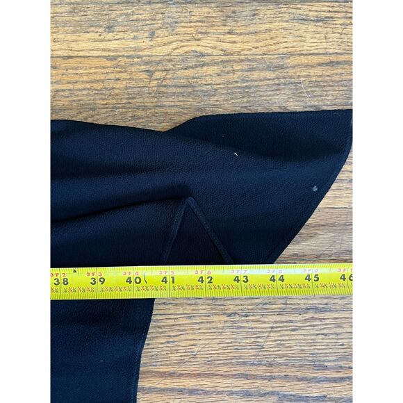 DVF Diane Von Furstenberg Black Asymmetrical Midi Dress Women's Size 2 - Picture 8 of 10